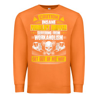 Carrot forklift operator get out of my way forklift driver t shirt Premium Sweatshirt - SnappyArt