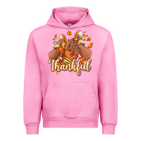 Fuchsia Pink Thankful black girl sneakers Urban Hoodie - RanaPortraitStore