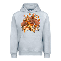Heather Grey Thankful black girl sneakers Urban Hoodie - RanaPortraitStore