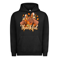 Pigment Black Thankful black girl sneakers Urban Hoodie - RanaPortraitStore