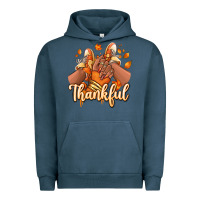 Pigment Midnight Navy Thankful black girl sneakers Urban Hoodie - RanaPortraitStore