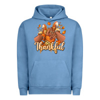 Pigment Pebble Blue Thankful black girl sneakers Urban Hoodie - RanaPortraitStore