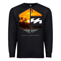 Black billabong Premium Sweatshirt - SnappyArt