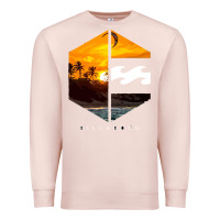 Pale Pink billabong Premium Sweatshirt - SnappyArt