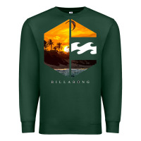 Sports Green billabong Premium Sweatshirt - SnappyArt