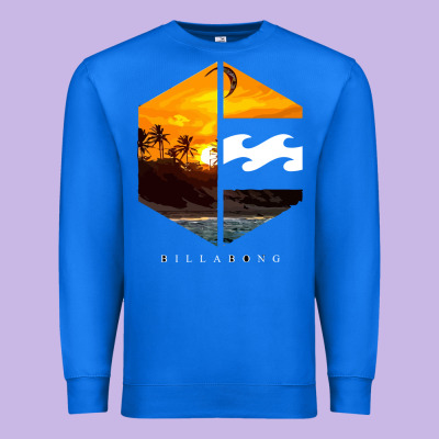 Billabong Premium Sweatshirt Designed By Snappyart