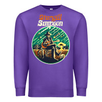 Purple sturgill simpson retro Premium Sweatshirt - SnappyArt