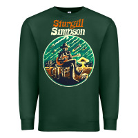 Sports Green sturgill simpson retro Premium Sweatshirt - SnappyArt