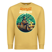 Antique Gold sturgill simpson retro Premium Sweatshirt - SnappyArt