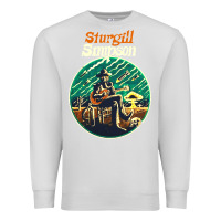 Dove Grey sturgill simpson retro Premium Sweatshirt - SnappyArt