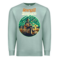 Seafoam sturgill simpson retro Premium Sweatshirt - SnappyArt