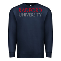 Navy The radford university Premium Sweatshirt - SnappyArt