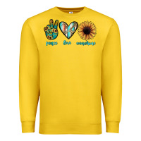 Lemon peace love sunshine Premium Sweatshirt - JahusDesignShop