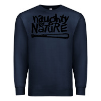 Navy naughty by nature Premium Sweatshirt - SnappyArt