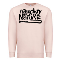 Pale Pink naughty by nature Premium Sweatshirt - SnappyArt