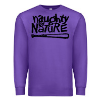 Purple naughty by nature Premium Sweatshirt - SnappyArt