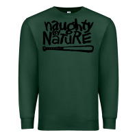 Sports Green naughty by nature Premium Sweatshirt - SnappyArt