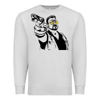 Dove Grey big lebowski Premium Sweatshirt - SnappyArt