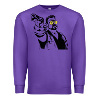 Purple big lebowski Premium Sweatshirt - SnappyArt