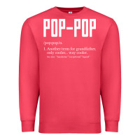 Cardinal Pop Pop Gifts Grandpa Fathers Day Pop-Pop Premium Sweatshirt - SnappyArt