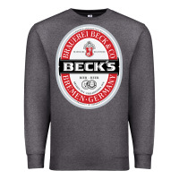 Charcoal Heather Beck’s-Dark Premium Sweatshirt - SnappyArt