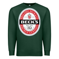 Sports Green Beck’s-Dark Premium Sweatshirt - SnappyArt
