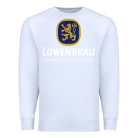 White lowenbrau Premium Sweatshirt - SnappyArt