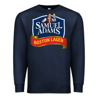 Navy samuel adams Premium Sweatshirt - SnappyArt