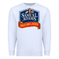 White samuel adams Premium Sweatshirt - SnappyArt