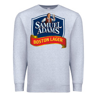 Heather Grey samuel adams Premium Sweatshirt - SnappyArt