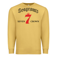 Antique Gold Seagrams 7 Bk 1.png Premium Sweatshirt - SnappyArt