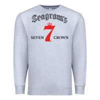 Heather Grey Seagrams 7 Bk 1.png Premium Sweatshirt - SnappyArt