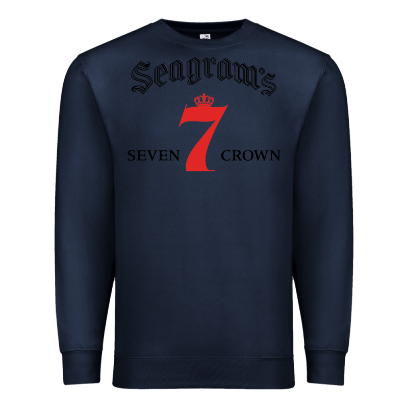 Seagrams 7 Bk 1.png Premium Sweatshirt by SnappyArt | Teevron