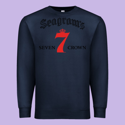 Seagrams 7 Bk 1.png Premium Sweatshirt Designed By Snappyart
