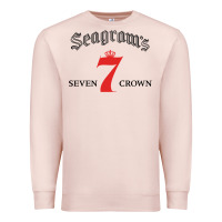 Pale Pink Seagrams 7 Bk 1.png Premium Sweatshirt - SnappyArt