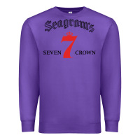 Purple Seagrams 7 Bk 1.png Premium Sweatshirt - SnappyArt