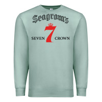 Seafoam Seagrams 7 Bk 1.png Premium Sweatshirt - SnappyArt
