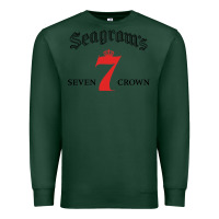 Sports Green Seagrams 7 Bk 1.png Premium Sweatshirt - SnappyArt