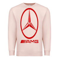Pale Pink amg Premium Sweatshirt - SnappyArt