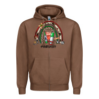 Chestnut Christmas nurselife rainbow Zipper Hoodie - JahusDesignShop