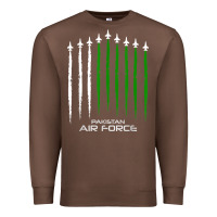 Chestnut pakistan air force shirt   pakistani flag men women kids t shirt Premium Sweatshirt - SnappyArt