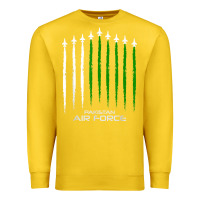 Lemon pakistan air force shirt   pakistani flag men women kids t shirt Premium Sweatshirt - SnappyArt