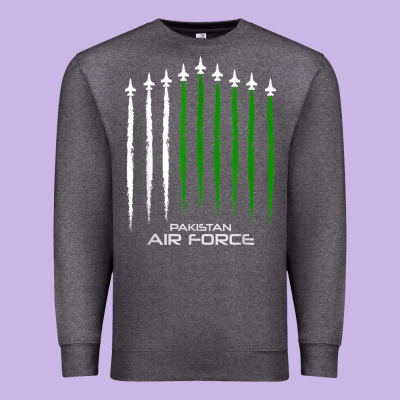 Pakistan Air Force Shirt   Pakistani Flag Men Women Kids T Shirt Premium Sweatshirt Designed By Snappyart