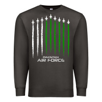 Smoke pakistan air force shirt   pakistani flag men women kids t shirt Premium Sweatshirt - SnappyArt