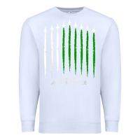 White pakistan air force shirt   pakistani flag men women kids t shirt Premium Sweatshirt - SnappyArt