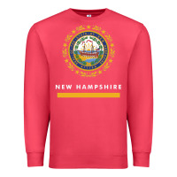 Cardinal new hampshire state flag new Premium Sweatshirt - SnappyArt