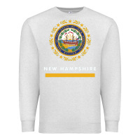 Oatmeal Heather new hampshire state flag new Premium Sweatshirt - SnappyArt