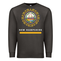 Smoke new hampshire state flag new Premium Sweatshirt - SnappyArt