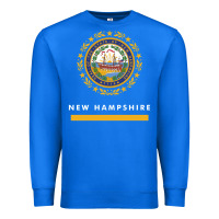 True Royal new hampshire state flag new Premium Sweatshirt - SnappyArt