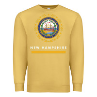 Antique Gold new hampshire state flag new Premium Sweatshirt - SnappyArt